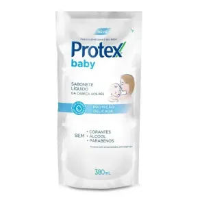 Sabonete Liquido Refil Protex Baby Protecao Delicada Cabeca aos Pes 380mL